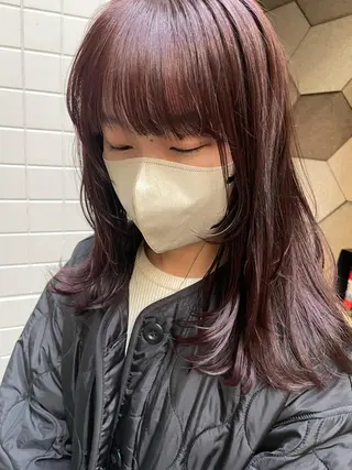 セミロング SALOWIN    銀座RAY 2所属・yamashika honokaのヘアスタイル