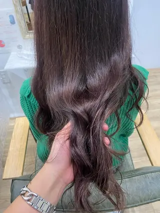 ロング カラー ヘアアレンジ あおい 🍒暖色カラーのヘアスタイル