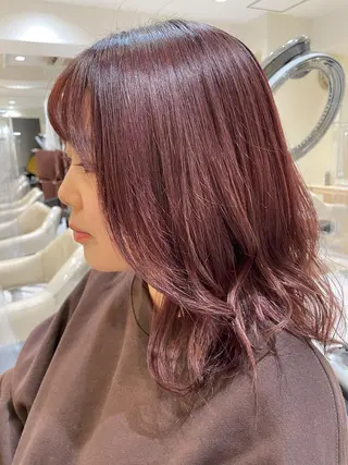 ミディアム ✨パーマ×ハイトーン Futo✨のヘアスタイル