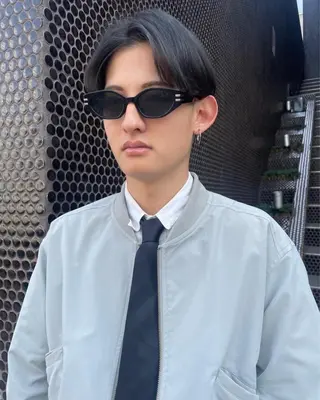 ミディアム メンズスタイリスト リュウジのヘアスタイル