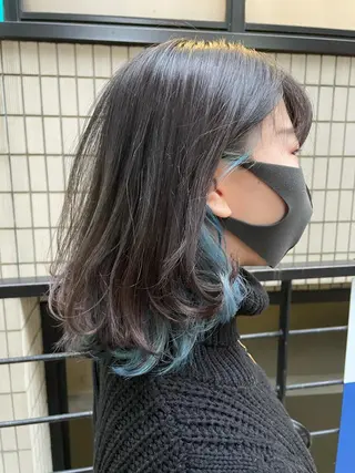 ショート カラー IwAsh中山所属・✂︎中山ブリーチ・ パーマ✂︎露木智也のヘアスタイル