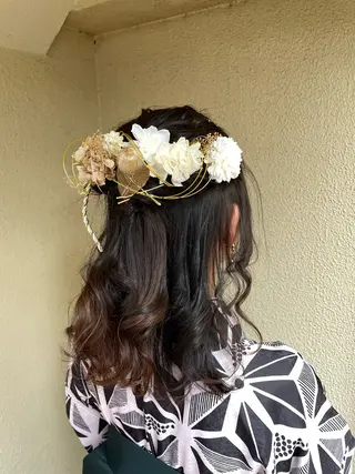 ロング ヘアアレンジ TNB TOKYO所属・Insta 指名 No.1KURUMIのヘアスタイル