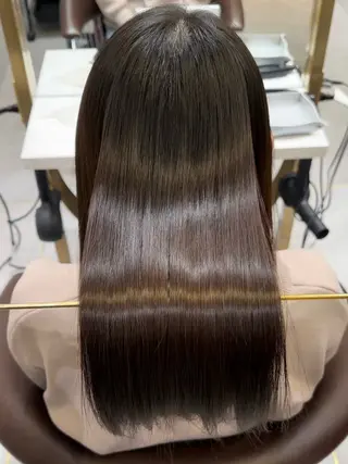 ロング カラー パーマ 【美髪矯正】 吉村　清志のヘアスタイル