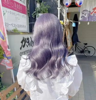 ロング カラー NEWONE所属・ハイトーン特化🌟 LEONのヘアスタイル