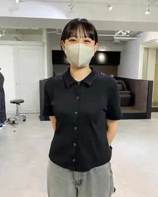 ショート カラー パーマ* 顔まわり似合わせのヘアスタイル