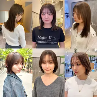 ミディアム 片山 朝陽のヘアスタイル