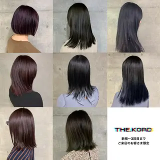 ロング カラー メンズ THE./ブリーチ 透感カラー/髪質改善のヘアスタイル