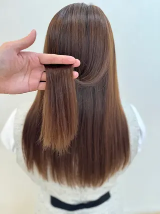 ロング リトル・サイエンティスト所属・内野 優紀 【平日モデル】のヘアスタイル