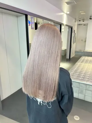 セミロング MiRI💜地毛級 エクステ✖似合わせ技のヘアスタイル