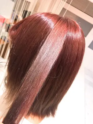 ミディアム カラー ヘアアレンジ ⚠️激安ブリーチで 後悔してる方へ⚠️のヘアスタイル