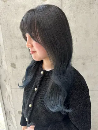 ロング カラー 女性に人気♪ はやしほのかのヘアスタイル