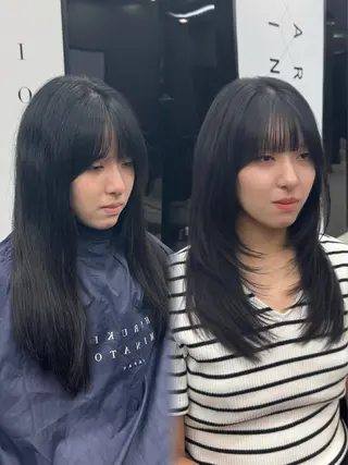 ロング カラー HARUKI MINATO Japan SENDAI所属・🌈【透明感・韓国 ヘア】がっきー🌈のヘアスタイル