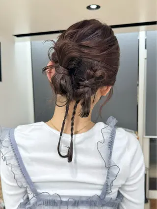 セミロング ヘアアレンジ 似合わせカラー 🪞🎀✨️hinaのヘアスタイル