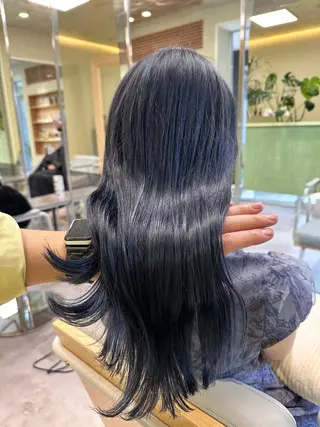 ロング ボブ/ぱつっとボブ/ 谷口 海星のヘアスタイル