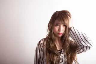 ロング カラー パーマ 山野井 誠のヘアスタイル