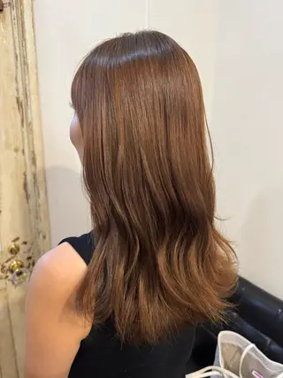 ロング ブリーチ艶カラー KAORI🌼のヘアスタイル