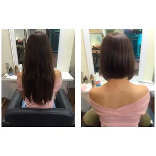 ショート ミディアム セミロング カラー パーマ ヘアアレンジ 成松 勇治のヘアスタイル