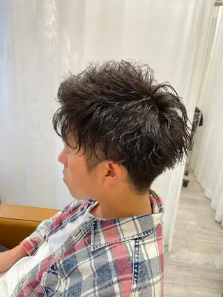 ショート パーマ メンズ メンズ専門 Stylist吉川のヘアスタイル