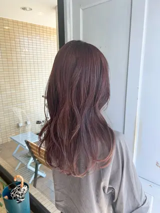 ロング カラー 堀 望美のヘアスタイル