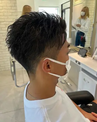 ショート パーマ メンズ 🥇メンズ特化 伊東輝のヘアスタイル