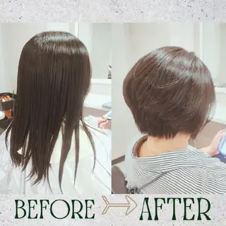 ショート カラー GR 髪質改善トリートメント×ヘッドスパ【ジーアール】所属・🌺中村🌺毎日楽し くなる髪をご提案❤️のヘアスタイル