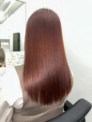 ロング ミルクティーカラー 🌈店長クボのヘアスタイル