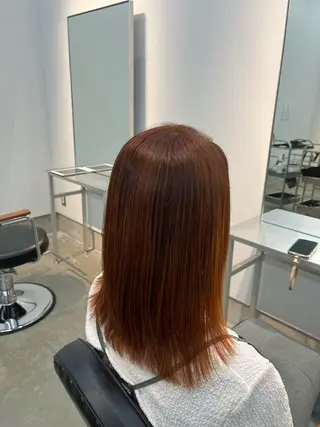 セミロング Yuito/カラー/ ブリーチ/ストレートのヘアスタイル