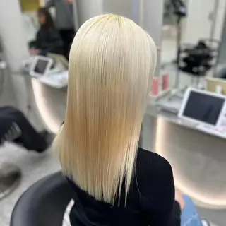 ミディアム カラー ✨透明感カラー✨ ウメダナオヤのヘアスタイル