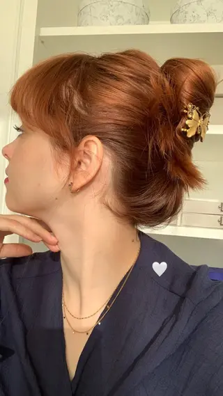 セミロング カラー 暖色カラー🧡 ボブ🧚‍♀️マナのヘアスタイル