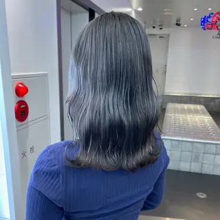 ミディアム カラー Je suis heureuse Miel所属・🐩艶カラー/ chisato🌙のヘアスタイル