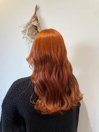 ロング カラー 北本 まどかのヘアスタイル