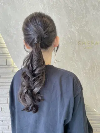 カラー ロング Rinko リンコのヘアスタイル