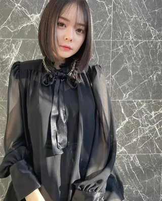 ミディアム チダアキフミ Ash大森のヘアスタイル