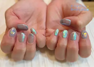 ネイル 森のさんぽ道所属・ショートネイル 森のさんぽ道のネイルデザイン