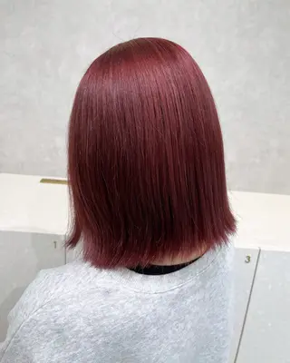 ミディアム カラー 韓国ヘア🇰🇷透明 感カラー/yui💞のヘアスタイル