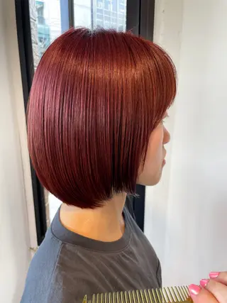 ミディアム カラー 似合わせヘア🤍 面田法子のヘアスタイル