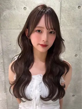 セミロング 髪質改善×韓国ヘアサロン Role博多【ロール】所属・✨髪質改善×韓国風 レイヤーカ✨山下遥のヘアスタイル