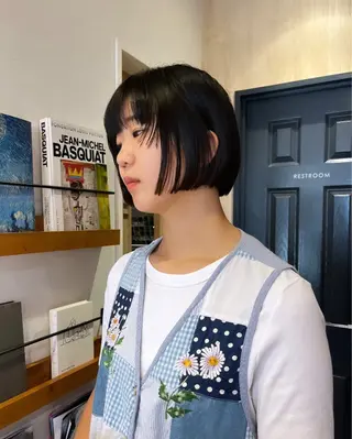 ショート 産休中です 艶カラー♡オカのヘアスタイル