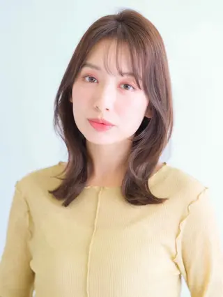 ミディアム カラー ✨店長 鈴木輝✨のヘアスタイル