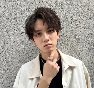 ミディアム カラー パーマ メンズ 🔥メンズ特化🔥 藍斗のヘアスタイル