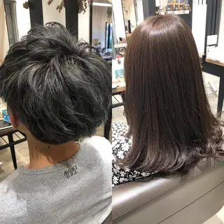 ミディアム メンズ 細沼 葵のヘアスタイル