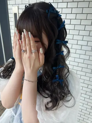 ヘアアレンジ 大人可愛いヘアメイク 💋🧚‍♀️しずかのヘアスタイル
