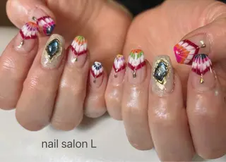 ネイル 吉川市 ネイルサロンLのネイルデザイン