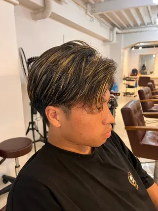 ショート カラー メンズ 🤍中野 レオ🤍のヘアスタイル