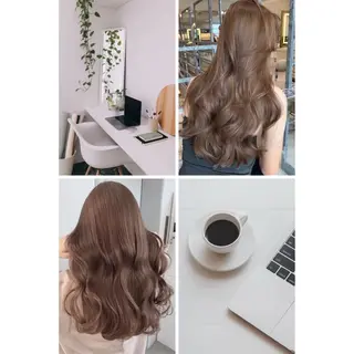 カラー はしもと あかりのヘアスタイル