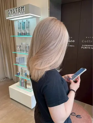 ロング カラー 似合わせカット/艶髪 NENE/CIENのヘアスタイル