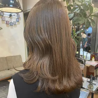 セミロング カラー リピーター多数🌟 メンズ限定 松本理沙のヘアスタイル