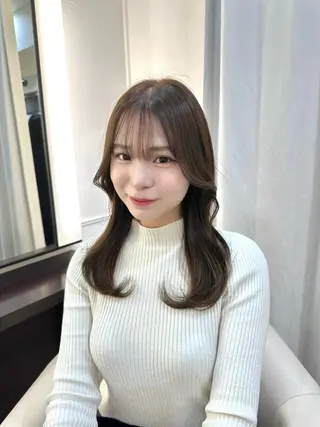 ロング mio/【日本橋】 パーマモデルのヘアスタイル