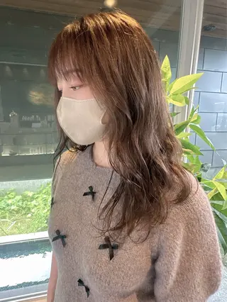 セミロング カラー nambu-GARDEN所属・和泉海咲/ 艶髪💖大人可愛いのヘアスタイル