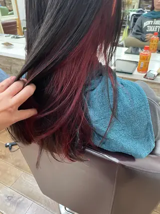 ミディアム カラー ママ美容師🙆‍♀️ yukaのヘアスタイル